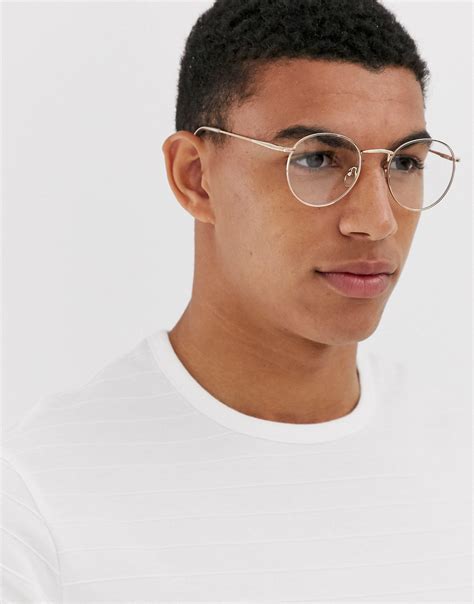 large round glasses for men.